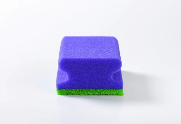 Blue kitchen sponge — Stock Photo, Image