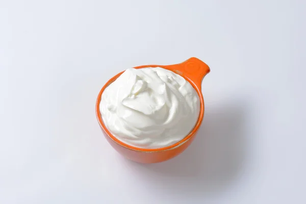 Creme fraiche — Stock Photo, Image