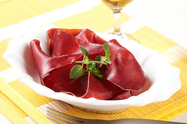 Dry cured ham — Stock Photo, Image