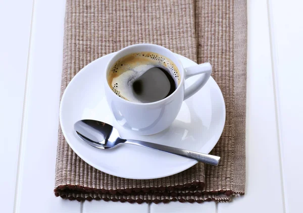 Cup of black coffee — Stock Photo, Image