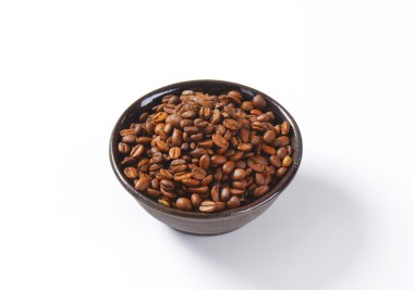 Kavrulmuş kahve çekirdeği.