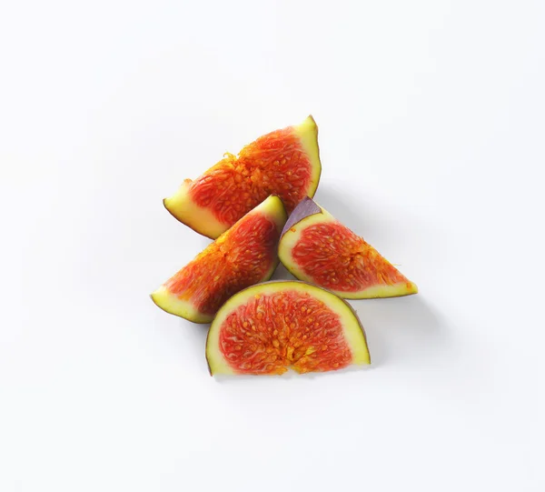Fresh fig wedges — Stock Photo, Image