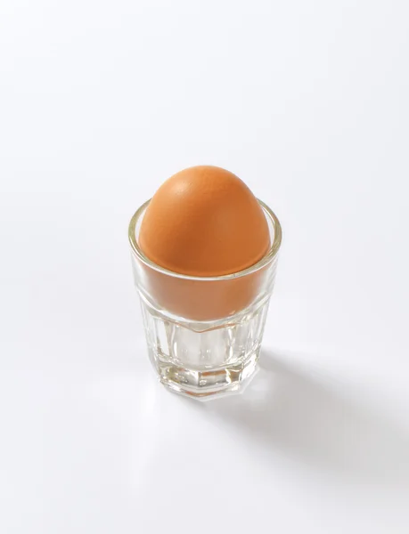 Egg in glass — Stock Photo, Image