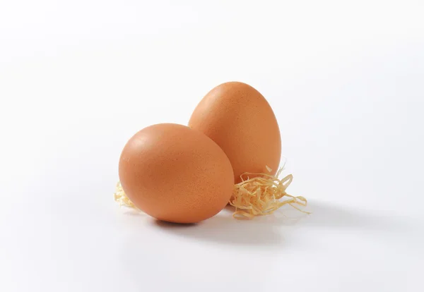 Brown eggs — Stock Photo, Image