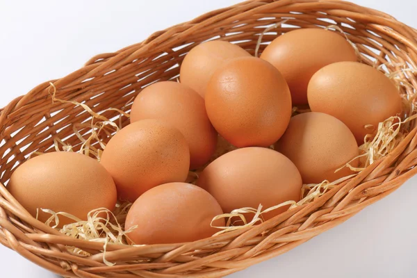 Brown eggs — Stock Photo, Image