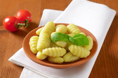 pişmiş gnocchi