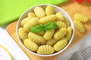 pişmiş gnocchi
