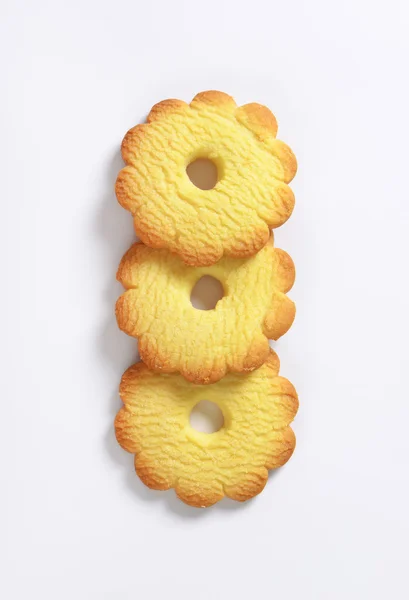 Biscoitos de manteiga — Fotografia de Stock