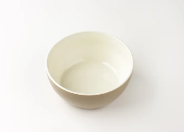 White and brown bowl — Stock Photo, Image