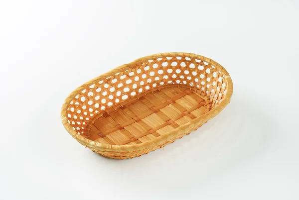 Wicker bowl — Stock Photo, Image