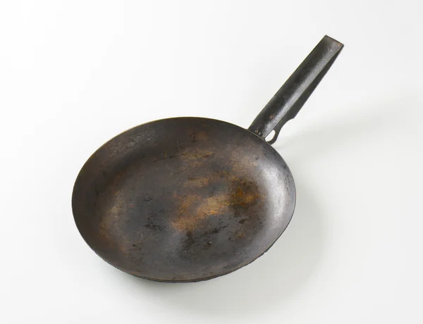 Black skillet — Stock Photo, Image