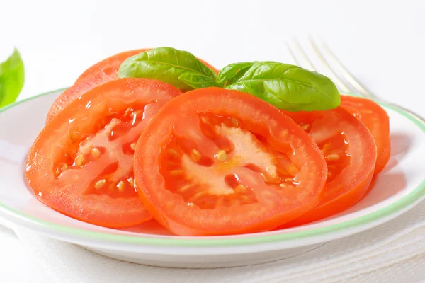 Tomatenscheiben — Stockfoto