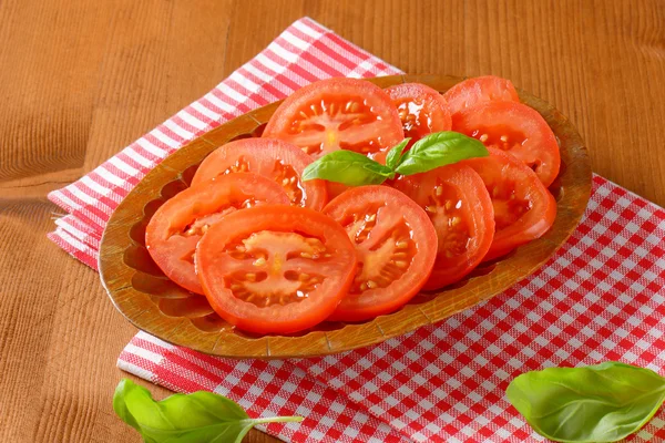 Tomatenscheiben — Stockfoto