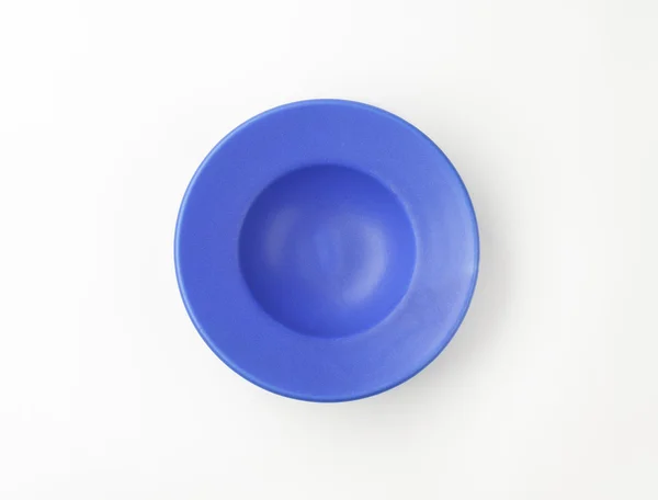 Blå plate – stockfoto