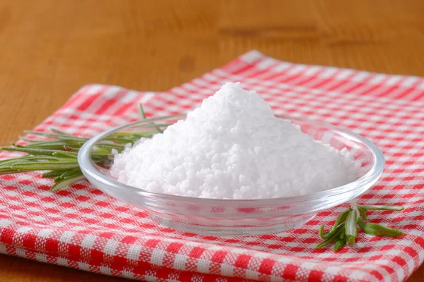 Grova finkornig ätbara salt — Stockfoto