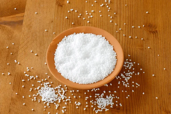 Grova finkornig salt — Stockfoto