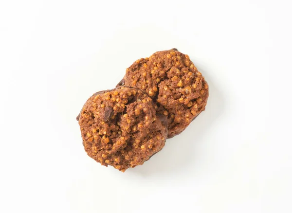 Biscotti di cioccolato biologico Quinoa — Foto Stock