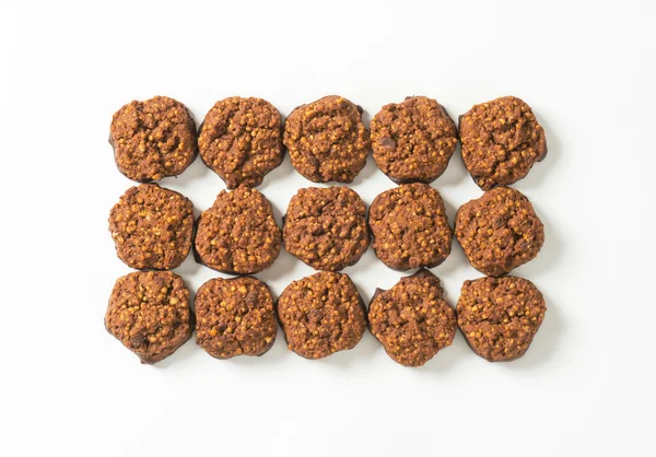 Organické Quinoa Cookies Čokoláda — Stock fotografie