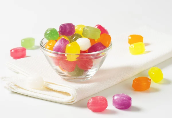 Bonbons durs aromatisés aux fruits — Photo