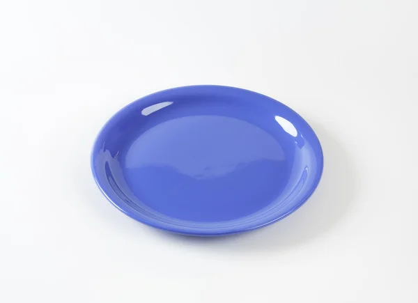 Синяя тарелка — стоковое фото