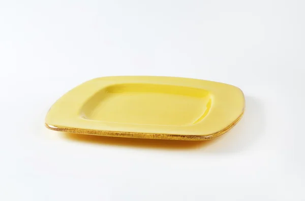 노란색 접시 — 스톡 사진