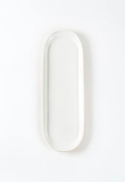 Placa oval longa — Fotografia de Stock