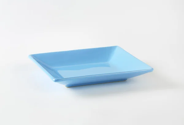 Kék téglalap alakú lemez — Stock Fotó