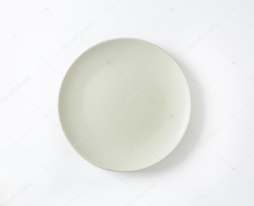 white plate