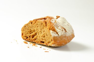 Crusty round loaf of bread