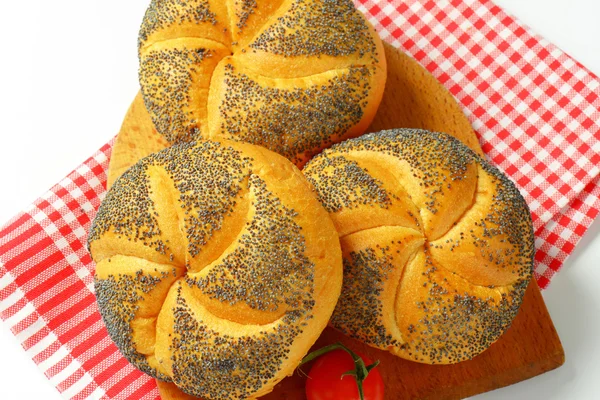 Poppy seed buns — Stock Photo, Image