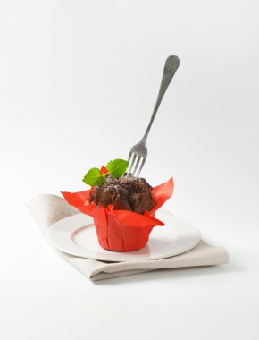 Çift çikolatalı kek