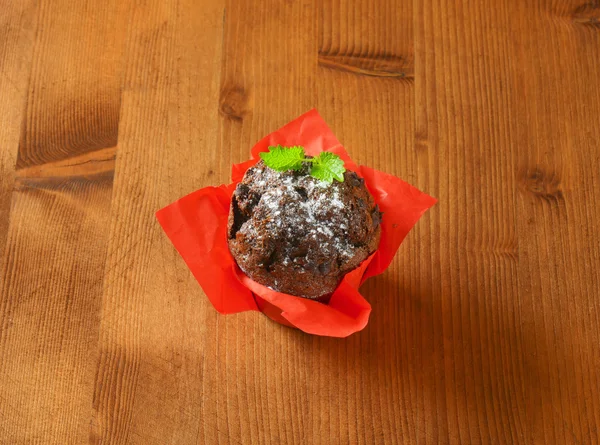 Muffin al cioccolato doppio — Foto Stock