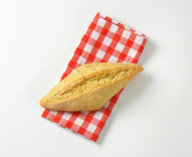 Beyaz hamur mayası ekmek rulo