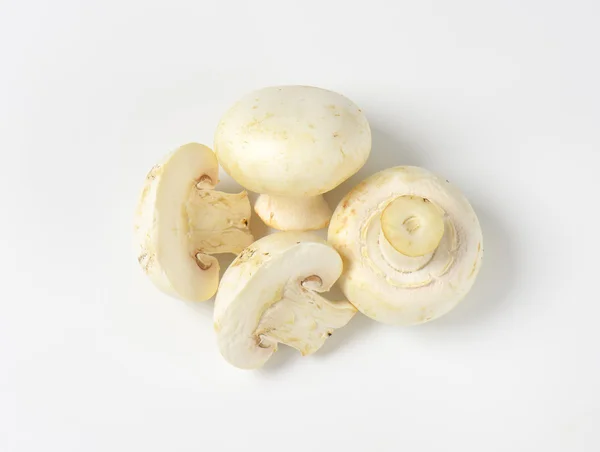 Funghi bianchi freschi del cappuccio — Foto Stock