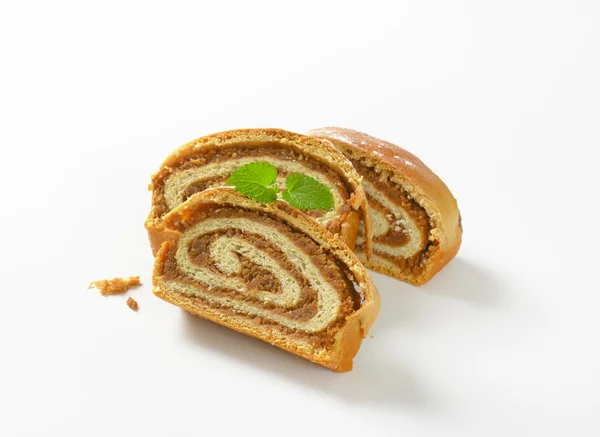 Nut roll — Stock Photo, Image