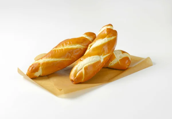 Soft white bread rolls — Stock Photo, Image