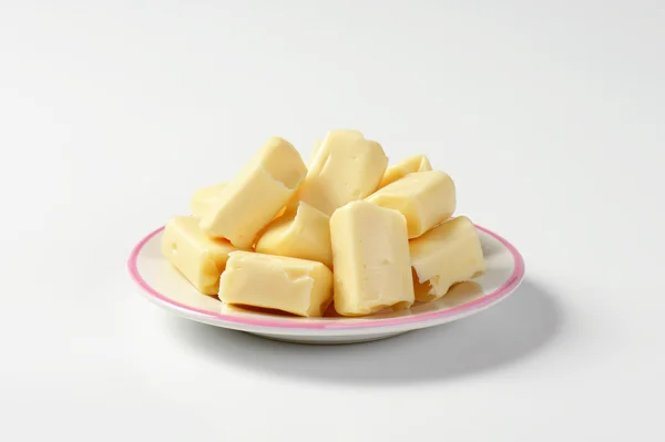 Белые жевательные конфеты — стоковое фото