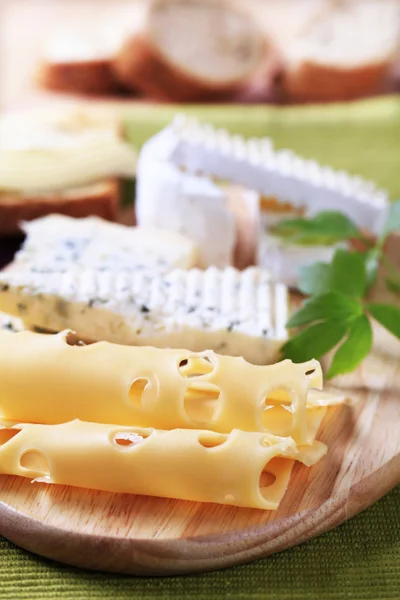 Assorted cheeses — Stock Photo, Image