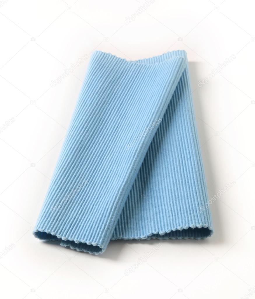 Blue cotton place mat