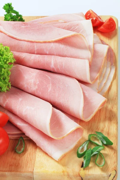 Slices of ham — Stock Photo, Image