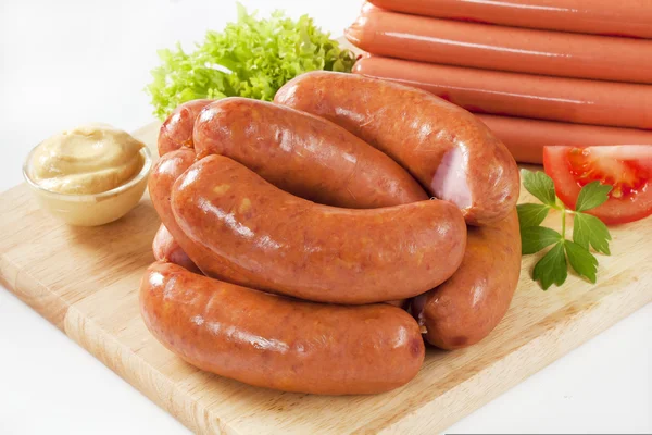 Variety of sausages — Stock Photo, Image