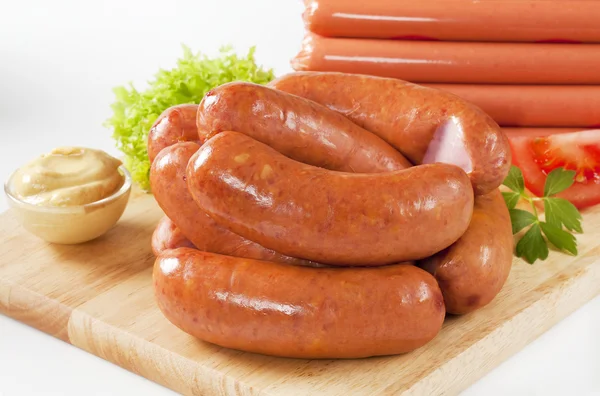 Variety of sausages — Stock Photo, Image