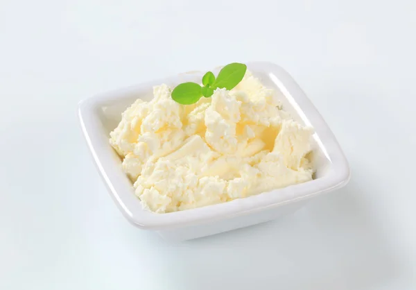 White creamy cheese — Stock Photo, Image