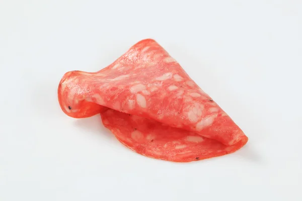 Rebanada de salami —  Fotos de Stock
