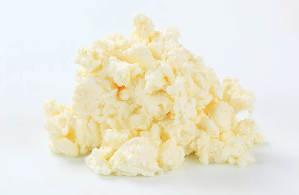 Κρεμώδες τυρί πηγμένο γάλα για τυρί — Φωτογραφία Αρχείου