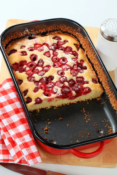 Raspberry sponge cake — Stock Photo, Image