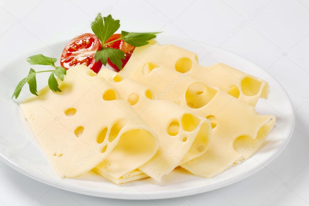 slices of Swiss cheese