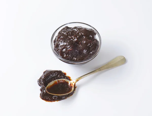 Homemade plum jam — Stock Photo, Image