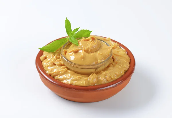 Manteiga de amendoim crocante — Fotografia de Stock