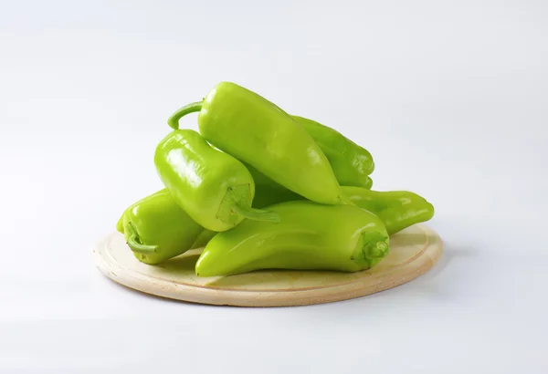 Pimentos verdes frescos — Fotografia de Stock